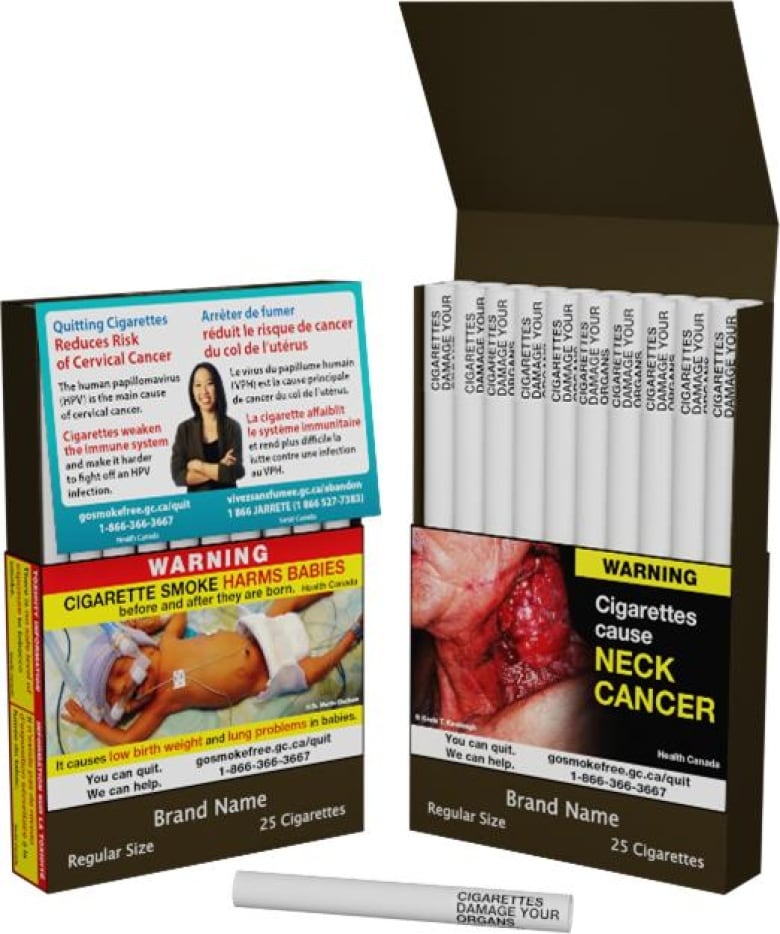 Health Canada has announced new warning labels to be printed directly on cigarettes in an effort to deter new smokers, encourage quitting and reduce tobacco-related deaths.